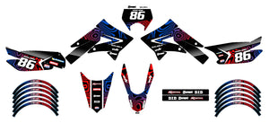 Dekor kit 50cc Gilera SMT 2011-2017 Army Fluid | Motorradaufkleber | Personalisierung 50cc | armysctv