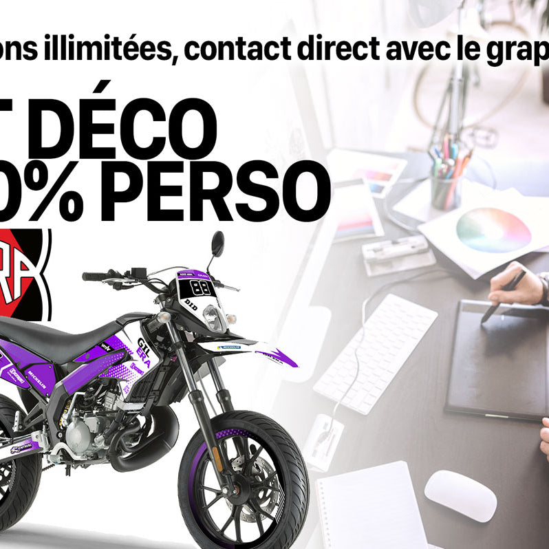 Kit pegatinas 100% personalizado Gilera SMT/RCR 50cc 2011-2017 | pegatinas para moto | personalización 50cc | armysctv