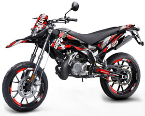 Dekor kit 50cc Gilera SMT 2011-2017 Army Racing | Motorradaufkleber | 50cc Personalisierung | armysctv