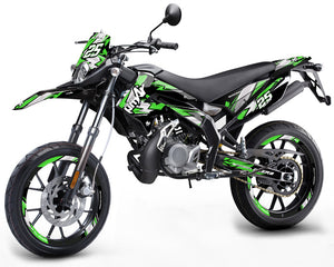 Dekor kit 50cc Gilera SMT 2011-2017 Army Racing | Motorradaufkleber | 50cc Personalisierung | armysctv