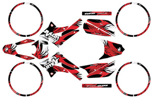 Dekor kit 50cc Gilera SMT 2011-2017 Army Runz | Motorradaufkleber | Personalisierung 50cc | armysctv