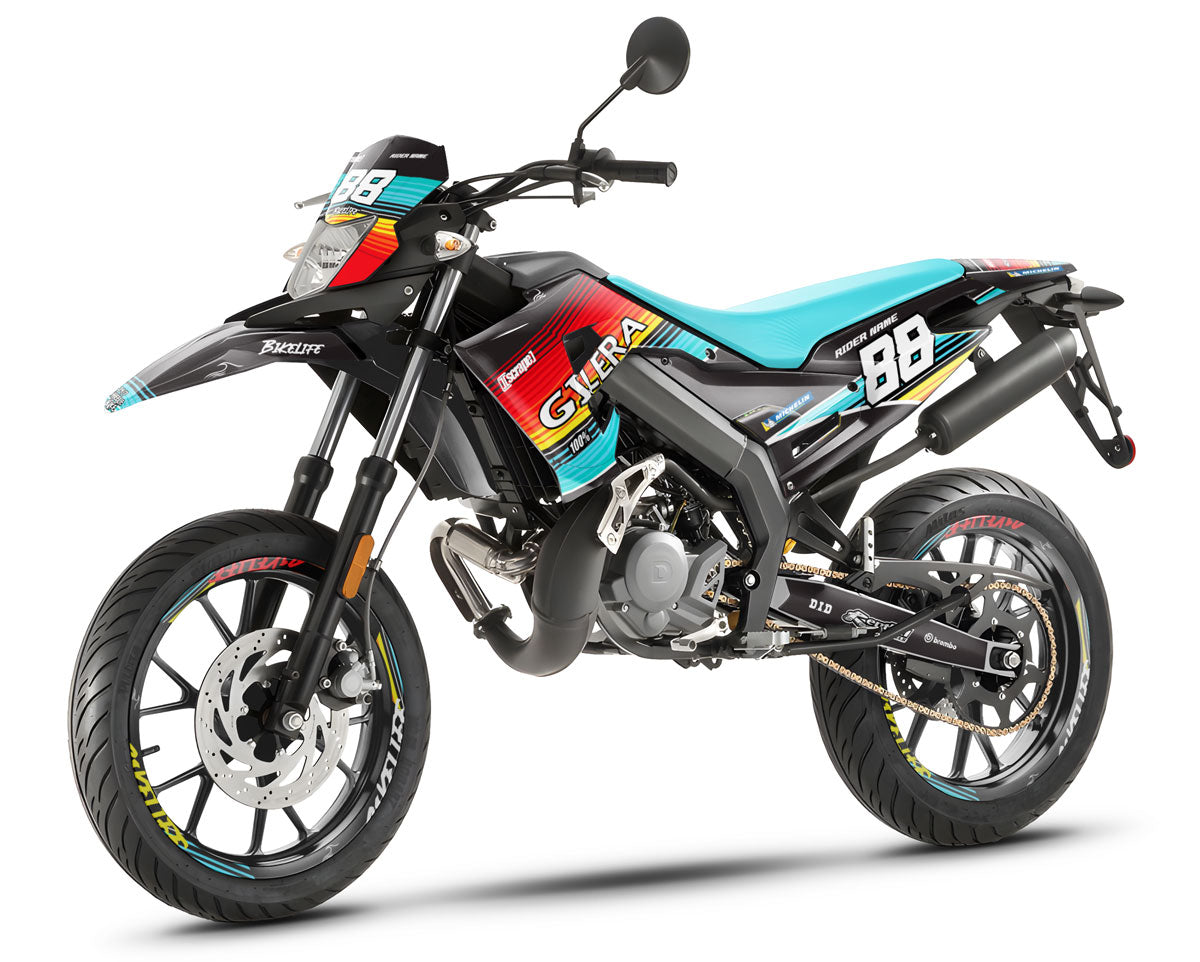 Dekor kit 50cc Gilera SMT 2018-2025 Bikelife | Motorradaufkleber | Personalisierung 50cc | armysctv