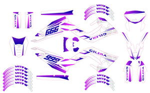 Kit pegatinas 50cc Gilera SMT 2018-2025 Estilo Audaz | pegatinas para moto | personalización 50cc | armysctv