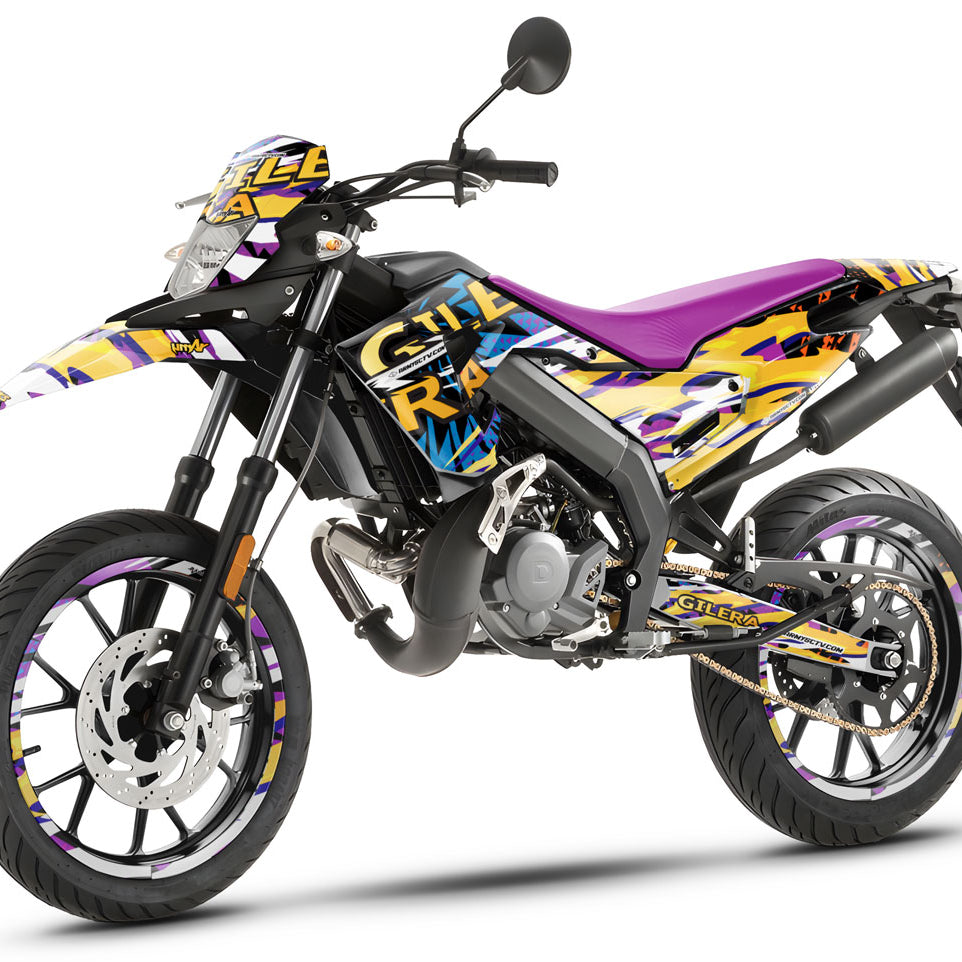 Dekor kit 50cc Gilera SMT 2018-2025 Cali Gelato | Motorradaufkleber | Personalisierung 50cc | armysctv