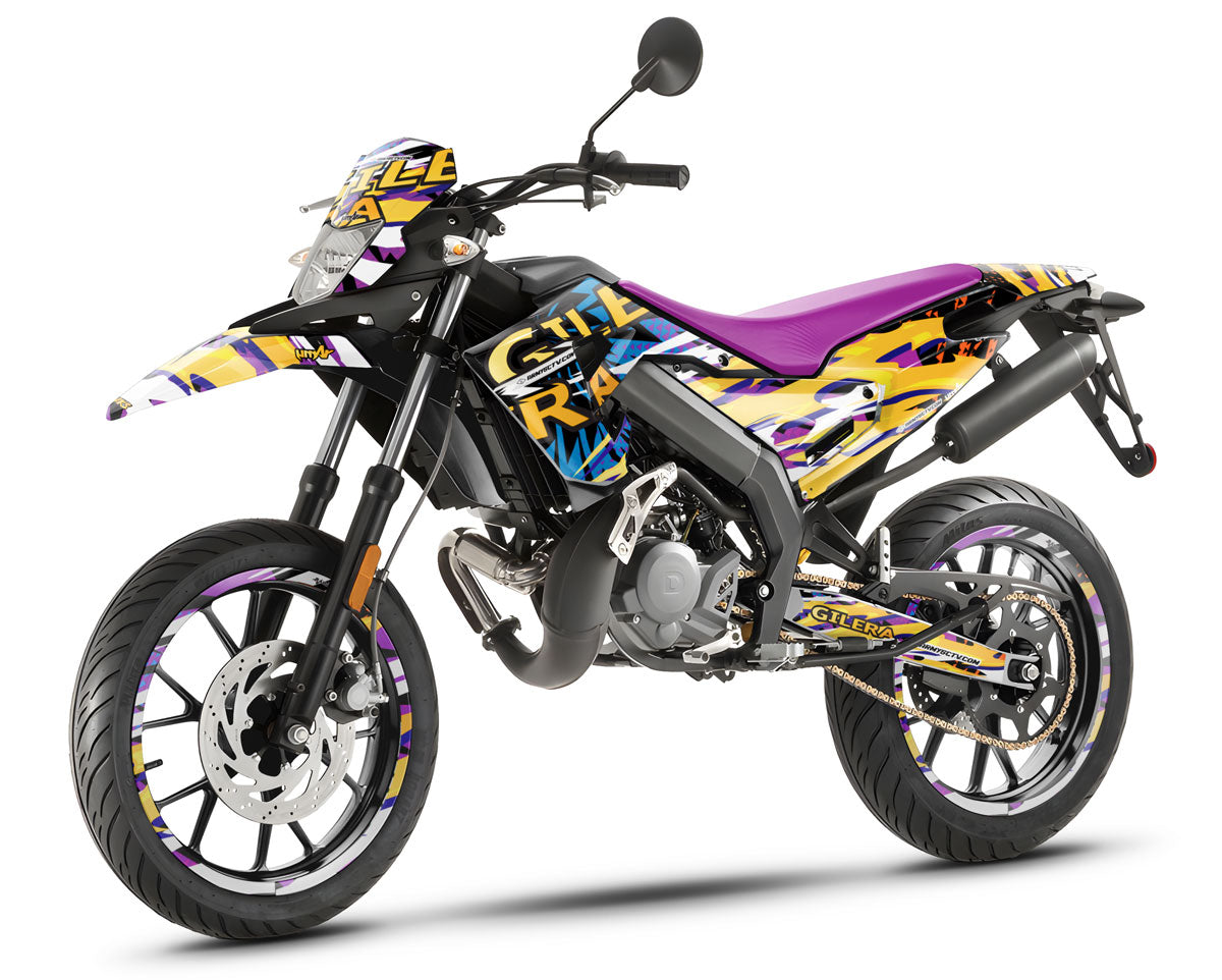 Dekor kit 50cc Gilera SMT 2018-2025 Cali Gelato | Motorradaufkleber | Personalisierung 50cc | armysctv