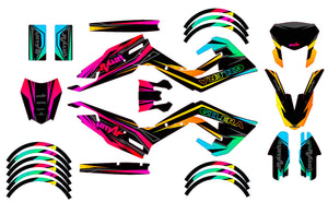 50cc Graphics kit Gilera SMT 2018-2025 Army Eclipse | motorcycle stickers | 50cc customization | armysctv