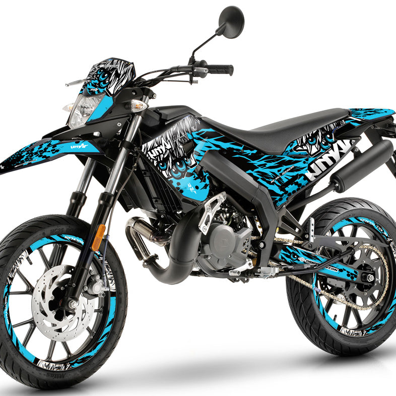 Dekor kit 50cc Gilera SMT 2018-2025 Army Eyes | Motorradaufkleber | Personalisierung 50cc | armysctv