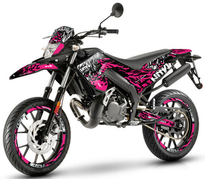 Kit pegatinas 50cc Gilera SMT 2018-2025 Ojos del Ejército | pegatinas para moto | personalización 50cc | armysctv