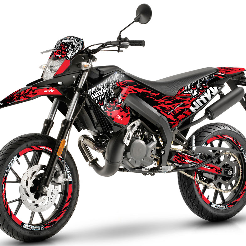 Dekor kit 50cc Gilera SMT 2018-2025 Army Eyes | Motorradaufkleber | Personalisierung 50cc | armysctv