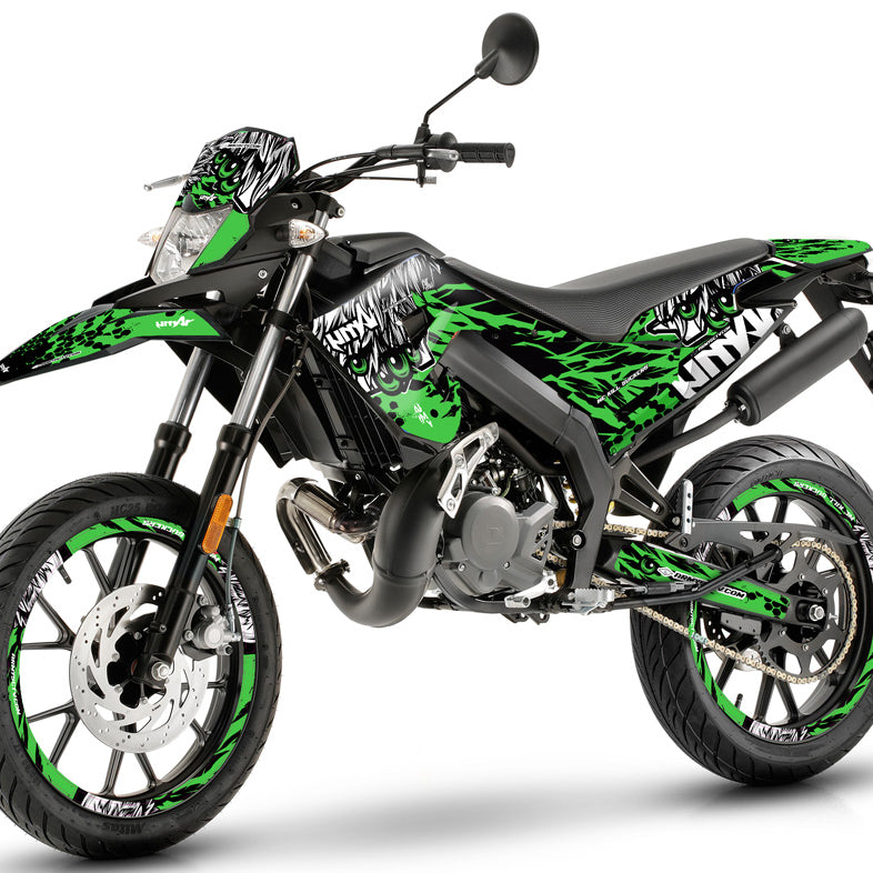 Dekor kit 50cc Gilera SMT 2018-2025 Army Eyes | Motorradaufkleber | Personalisierung 50cc | armysctv