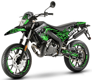 Kit pegatinas 50cc Gilera SMT 2018-2025 Ojos del Ejército | pegatinas para moto | personalización 50cc | armysctv