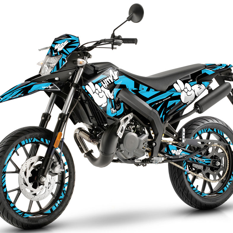 Dekor kit 50cc Gilera SMT 2018-2025 Army Finger | Motorradaufkleber | Personalisierung 50cc | armysctv