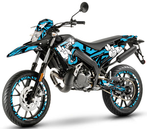 Dekor kit 50cc Gilera SMT 2018-2025 Army Finger | Motorradaufkleber | Personalisierung 50cc | armysctv