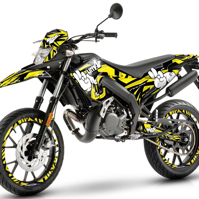 Dekor kit 50cc Gilera SMT 2018-2025 Army Finger | Motorradaufkleber | Personalisierung 50cc | armysctv