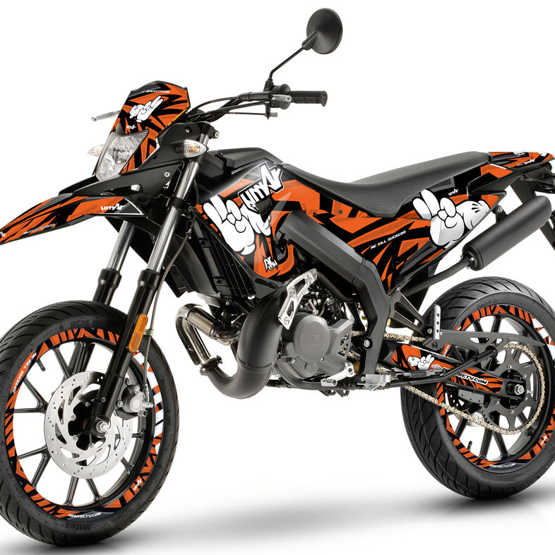 Dekor kit 50cc Gilera SMT 2018-2025 Army Finger | Motorradaufkleber | Personalisierung 50cc | armysctv