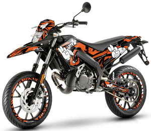 Dekor kit 50cc Gilera SMT 2018-2025 Army Finger | Motorradaufkleber | Personalisierung 50cc | armysctv