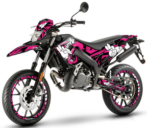 Dekor kit 50cc Gilera SMT 2018-2025 Army Finger | Motorradaufkleber | Personalisierung 50cc | armysctv