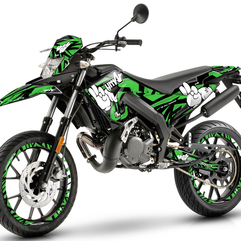 Dekor kit 50cc Gilera SMT 2018-2025 Army Finger | Motorradaufkleber | Personalisierung 50cc | armysctv