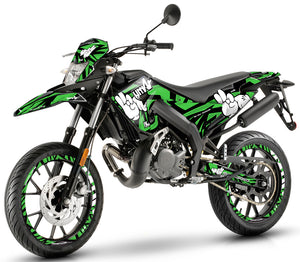 Dekor kit 50cc Gilera SMT 2018-2025 Army Finger | Motorradaufkleber | Personalisierung 50cc | armysctv