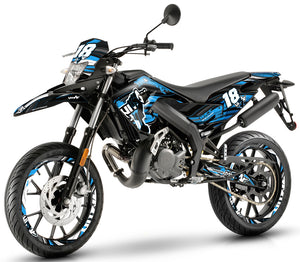 Dekor kit 50cc Gilera SMT 2018-2025 Armee Freiheit | Motorradaufkleber | Personalisierung 50cc | armysctv