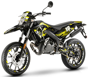 Dekor kit 50cc Gilera SMT 2018-2025 Armee Freiheit | Motorradaufkleber | Personalisierung 50cc | armysctv