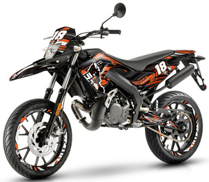 Dekor kit 50cc Gilera SMT 2018-2025 Armee Freiheit | Motorradaufkleber | Personalisierung 50cc | armysctv