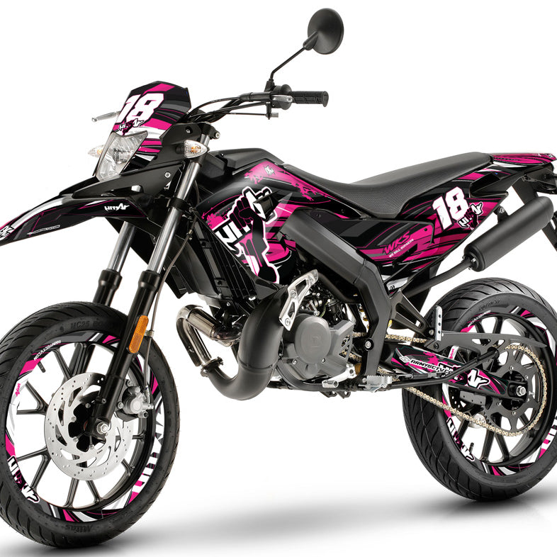 Dekor kit 50cc Gilera SMT 2018-2025 Armee Freiheit | Motorradaufkleber | Personalisierung 50cc | armysctv