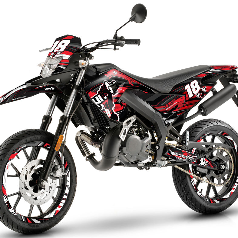 Dekor kit 50cc Gilera SMT 2018-2025 Armee Freiheit | Motorradaufkleber | Personalisierung 50cc | armysctv