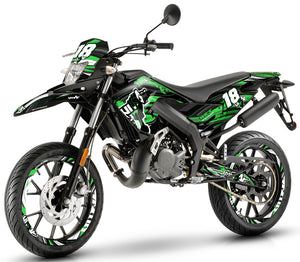 Dekor kit 50cc Gilera SMT 2018-2025 Armee Freiheit | Motorradaufkleber | Personalisierung 50cc | armysctv