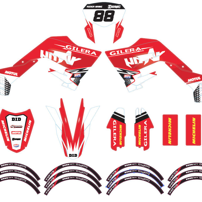 Kit pegatinas 50cc Gilera SMT 2018-2025 Legado del ejército | pegatinas para moto | personalización 50cc | armysctv
