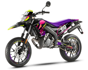 Dekor kit 50cc Gilera SMT 2018-2025 Armee Neon | Motorradaufkleber | Personalisierung 50cc | armysctv