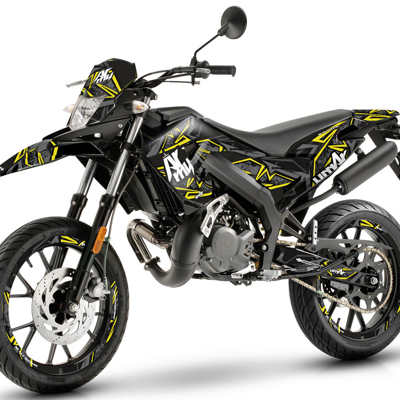 Dekor kit 50cc Gilera SMT 2018-2025 Army Redrum | Motorradaufkleber | Personalisierung 50cc | armysctv
