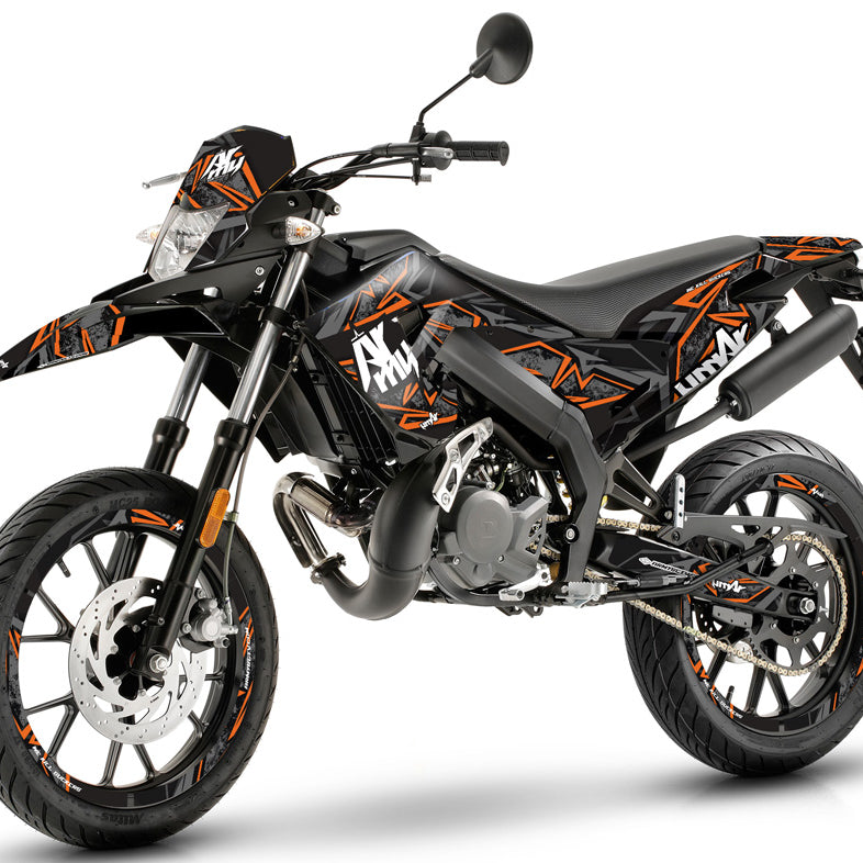 Dekor kit 50cc Gilera SMT 2018-2025 Army Redrum | Motorradaufkleber | Personalisierung 50cc | armysctv