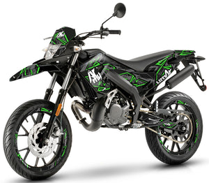Kit déco 50cc Gilera SMT 2018-2025 Army Redrum | autocollants moto | personnalisation 50cc | armysctv