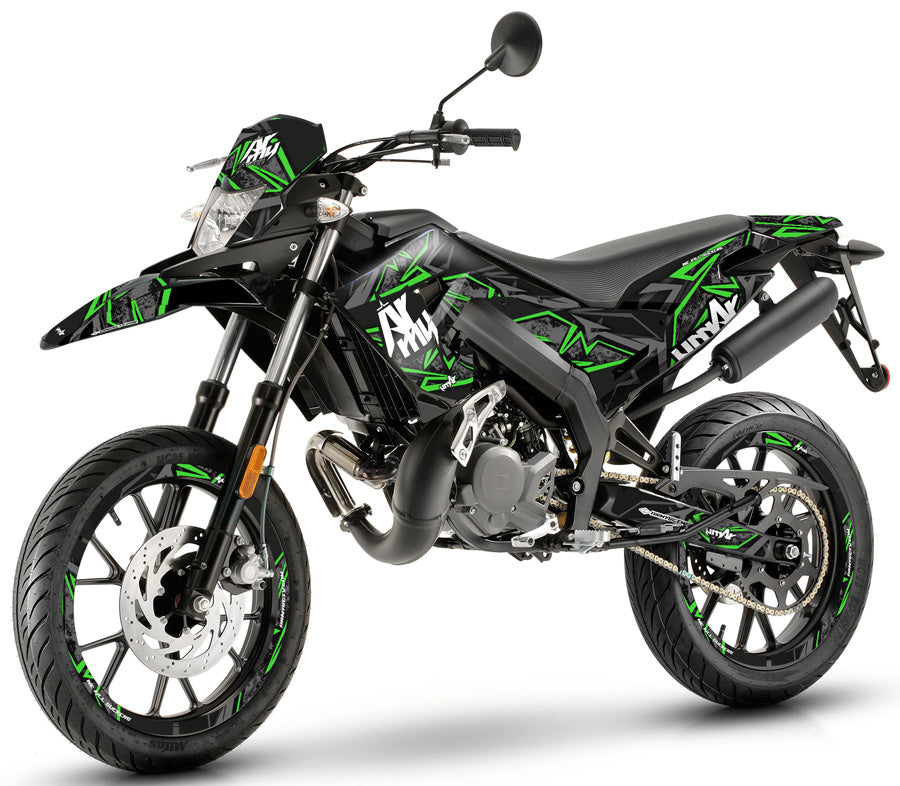 50cc Graphics kit Gilera SMT 2018-2025 Army Redrum | motorcycle stickers | 50cc customization | armysctv