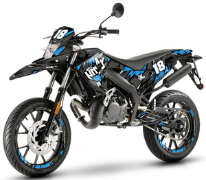 Kit déco 50cc Gilera SMT 2018-2025 Army Speeder | autocollants moto | personnalisation 50cc | armysctv