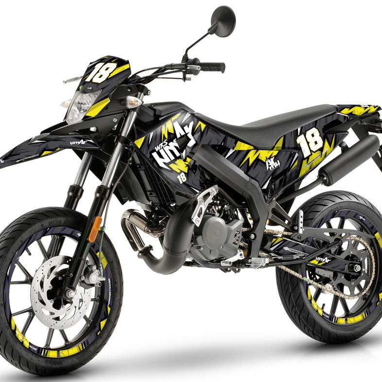 Dekor kit 50cc Gilera SMT 2018-2025 Army Speeder | Motorradaufkleber | Personalisierung 50cc | armysctv