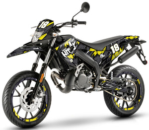 Kit déco 50cc Gilera SMT 2018-2025 Army Speeder | autocollants moto | personnalisation 50cc | armysctv
