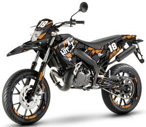Kit déco 50cc Gilera SMT 2018-2025 Army Speeder | autocollants moto | personnalisation 50cc | armysctv
