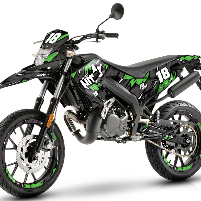 Dekor kit 50cc Gilera SMT 2018-2025 Army Speeder | Motorradaufkleber | Personalisierung 50cc | armysctv