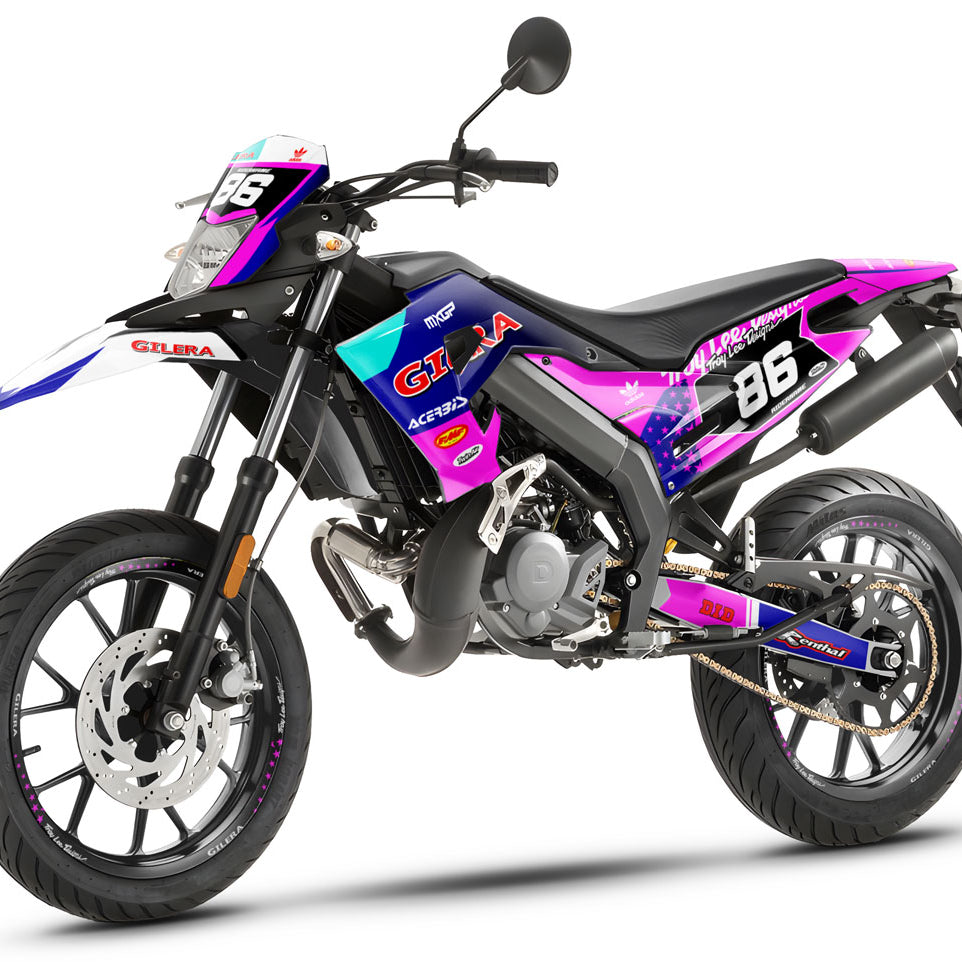 Dekor kit 50cc Gilera SMT 2018-2025 Troy Design | Motorradaufkleber | Personalisierung 50cc | armysctv