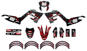 Dekor kit 50cc Gilera SMT 2018-2025 Armee Wellen | Motorradaufkleber | Personalisierung 50cc | armysctv