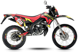 Dekor kit 50cc Gilera RCR/SMT 2004-2010 Stream | Motorradaufkleber | Personalisierung 50cc | armysctv