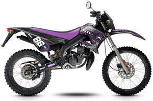 Dekor kit 50cc Gilera RCR/SMT 2004-2010 Wellen | Motorradaufkleber | Personalisierung 50cc | armysctv