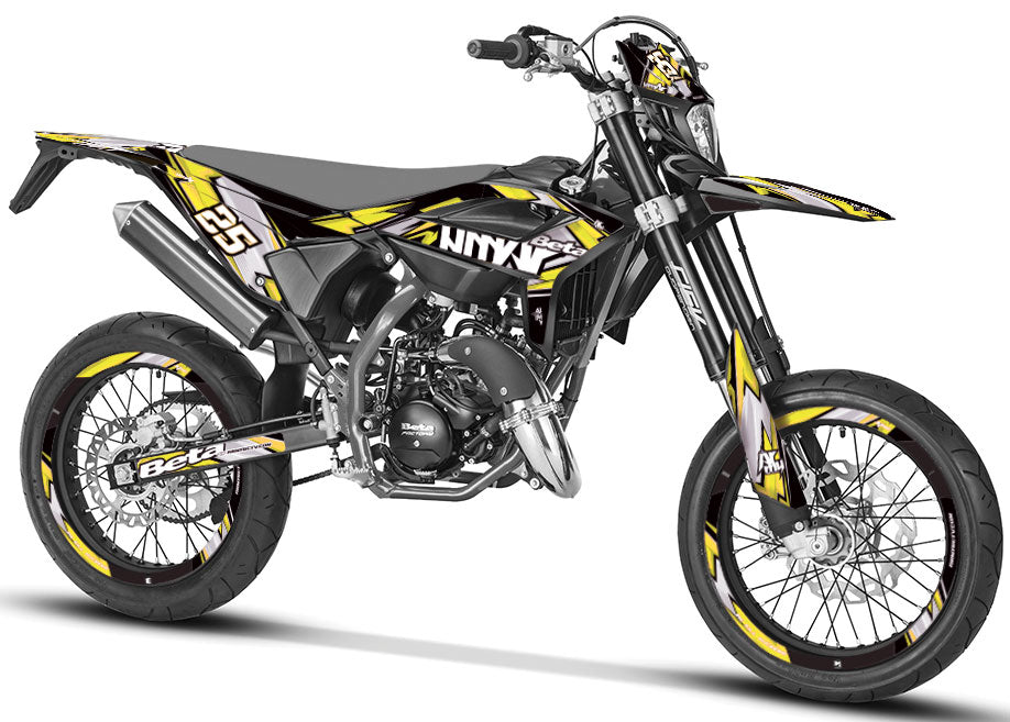 Deko-sett Beta RR 50 Motard 2021-2025 Army Racing | motorsykkelklistremerker | tilpasning 50cc | armysctv