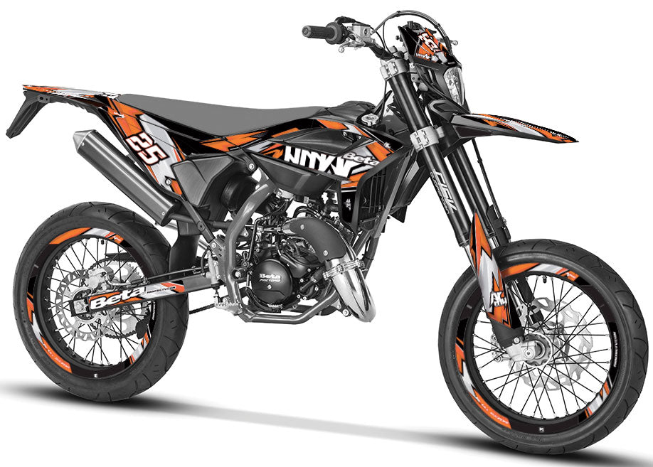 Deko-sett Beta RR 50 Motard 2021-2025 Army Racing | motorsykkelklistremerker | tilpasning 50cc | armysctv