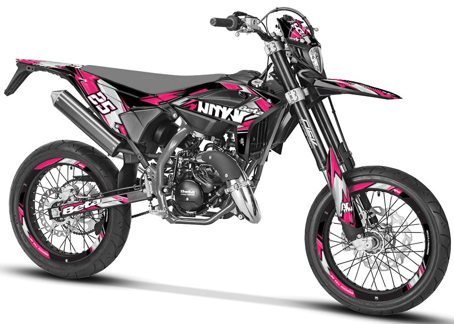 Deko-sett Beta RR 50 Motard 2021-2025 Army Racing | motorsykkelklistremerker | tilpasning 50cc | armysctv