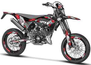 Dekor kit Beta RR 50 Motard 2021-2025 Army Racing | Motorradaufkleber | Personalisierung 50cc | armysctv