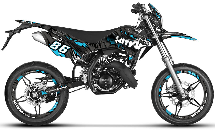 Graphics kit Beta RR 50 Motard 2011-2020 Army Speeder | motorcycle stickers | 50cc customization | armysctv