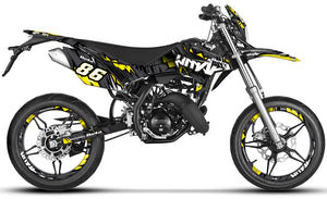 Dekor kit Beta RR 50 Motard 2011-2020 Army Speeder | Motorradaufkleber | Personalisierung 50cc | armysctv